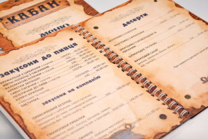 Menu and sets Menu and sets