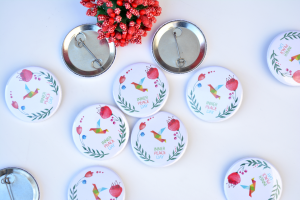 Rolled badges Rolled badges