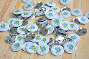 Rolled badges Rolled badges