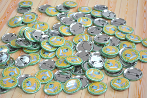 Rolled badges Rolled badges
