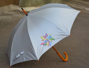 Printing on umbrellas