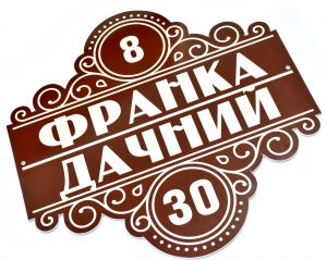 Адресные таблички Адресные таблички