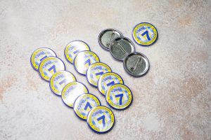 Rolled badges Rolled badges